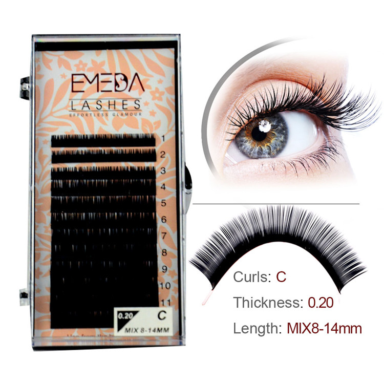 Wholesale Thick Volum PBT Eyelash Extensions PY1